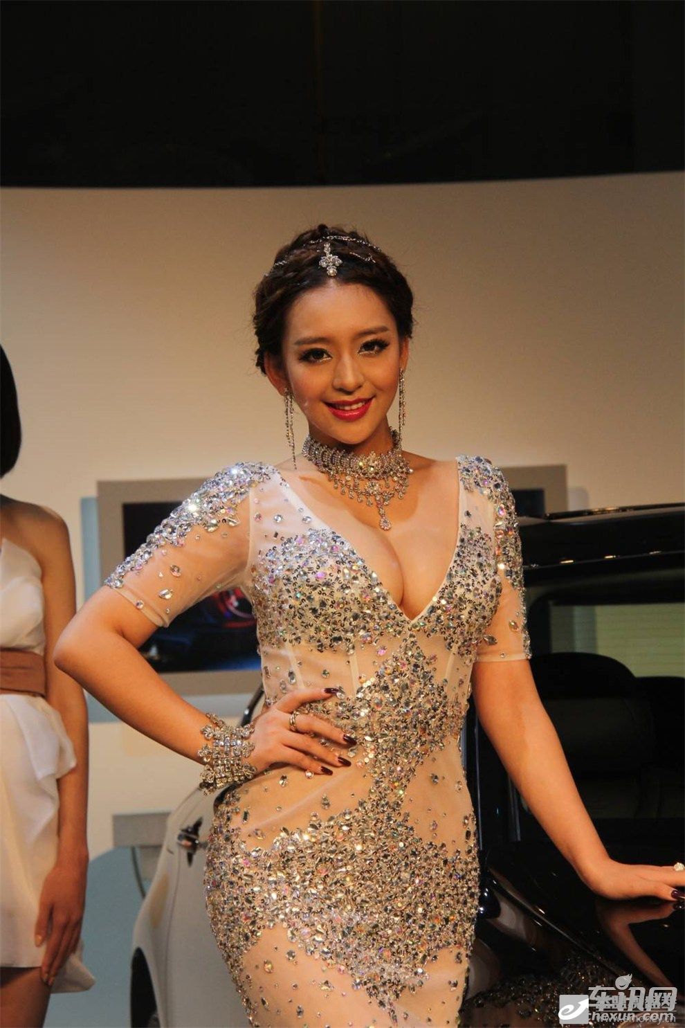 2012<em>广州</em>国际<em>车展车模</em>-香车美女-益盟操盘手论